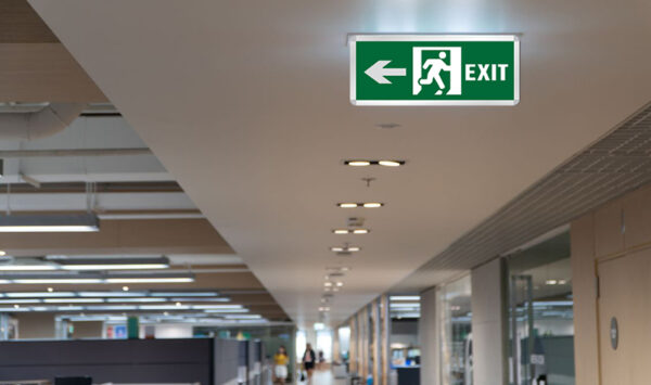 Các vị trí lắp đặt đèn exit, đèn sự cố